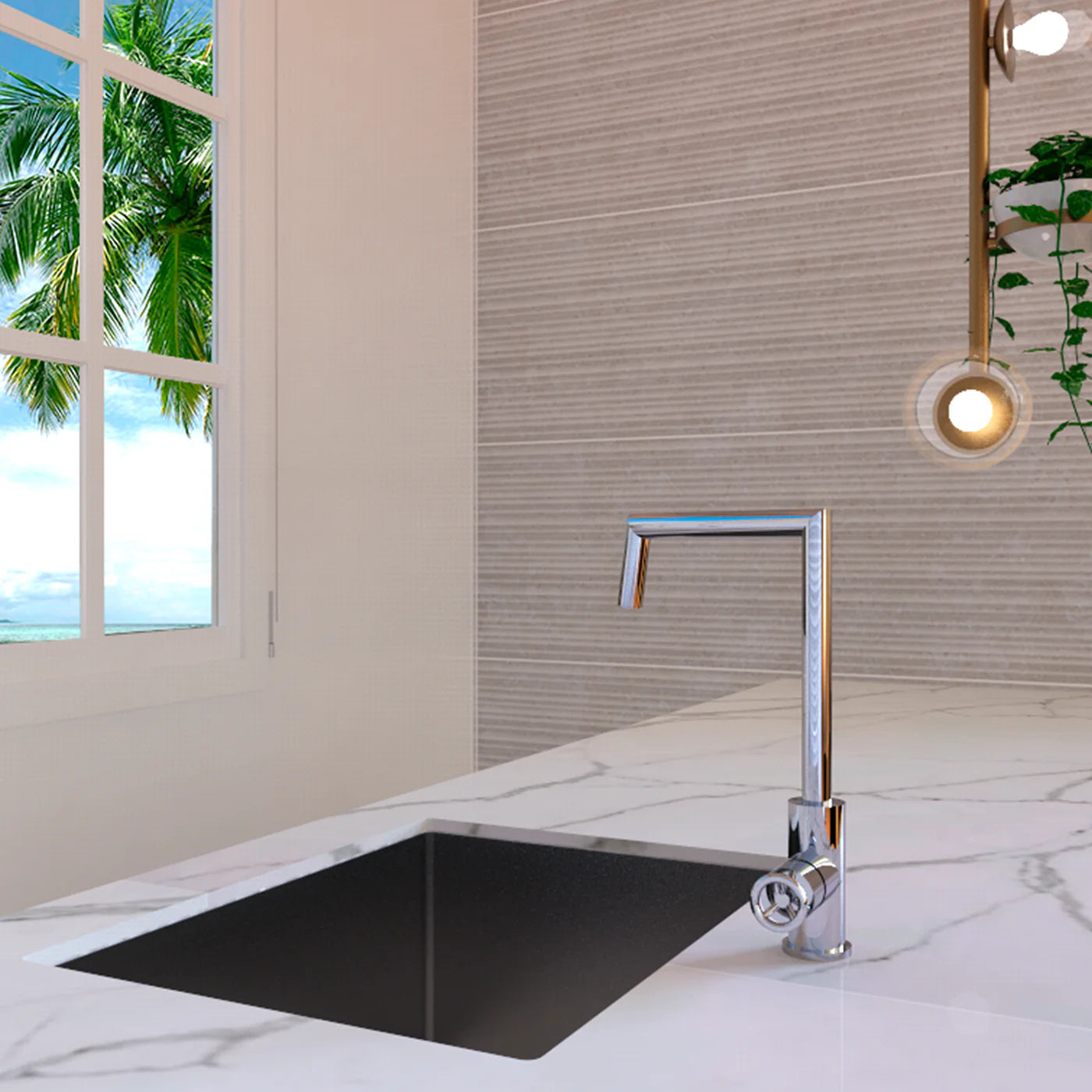DAX Single Handle Kitchen Faucet (DAX-8020034)