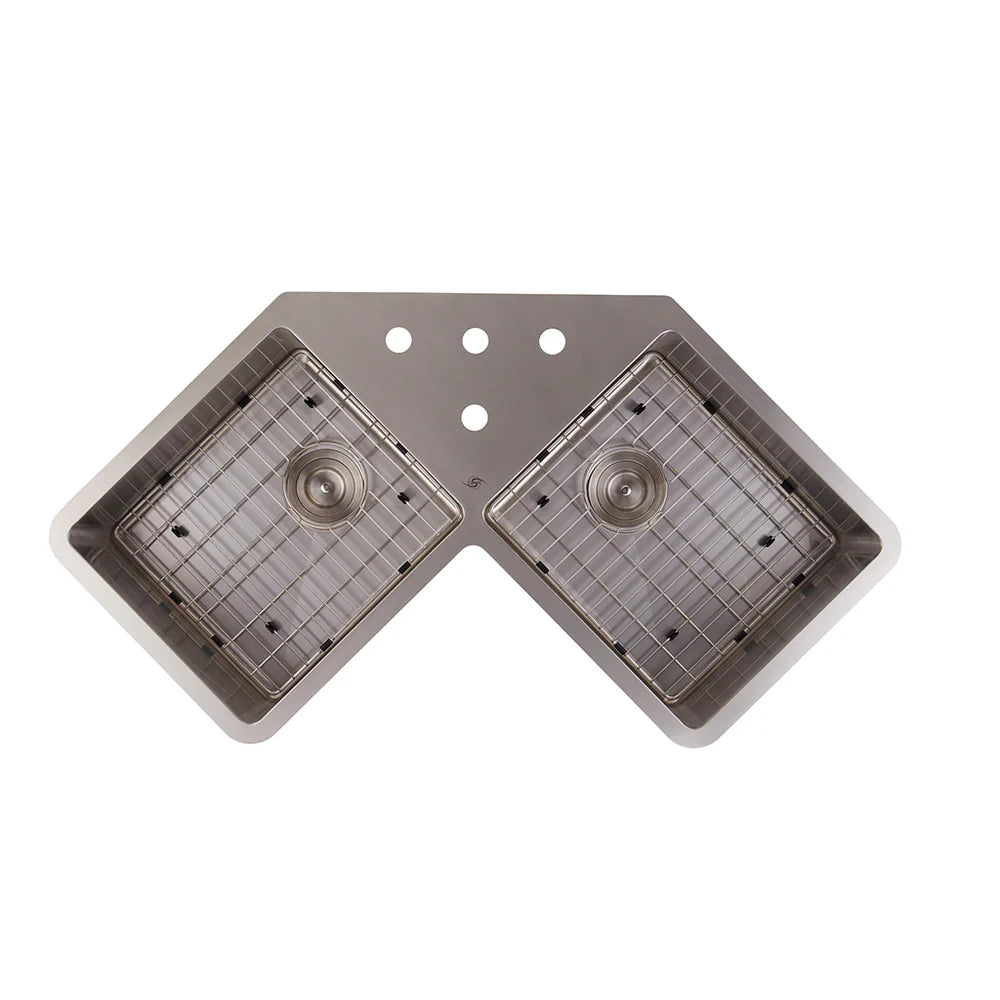 DAX Stainless Steel Undermount Double Bowl Kitchen Sink DAX-334 Sale price