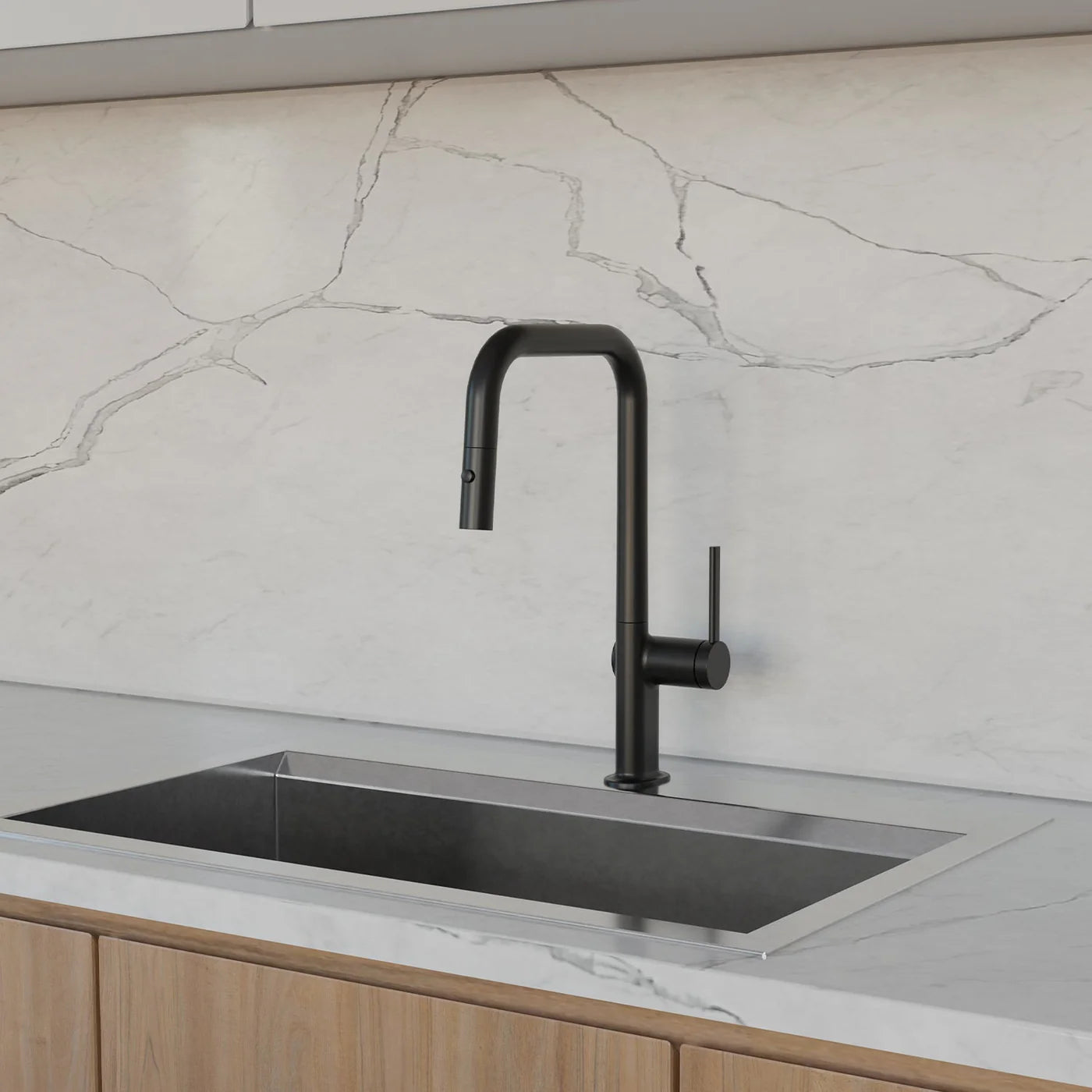 DAX Single Handle Pull Out Kitchen Faucet (DAX-8020007)