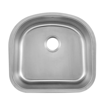 DAX Single Bowl Undermount Kitchen Sink, 18 Gauge Stainless Steel, Brushed Finish , 23-1/4 x 20-7/8 x 9 Inches (DAX-2321) Sale price