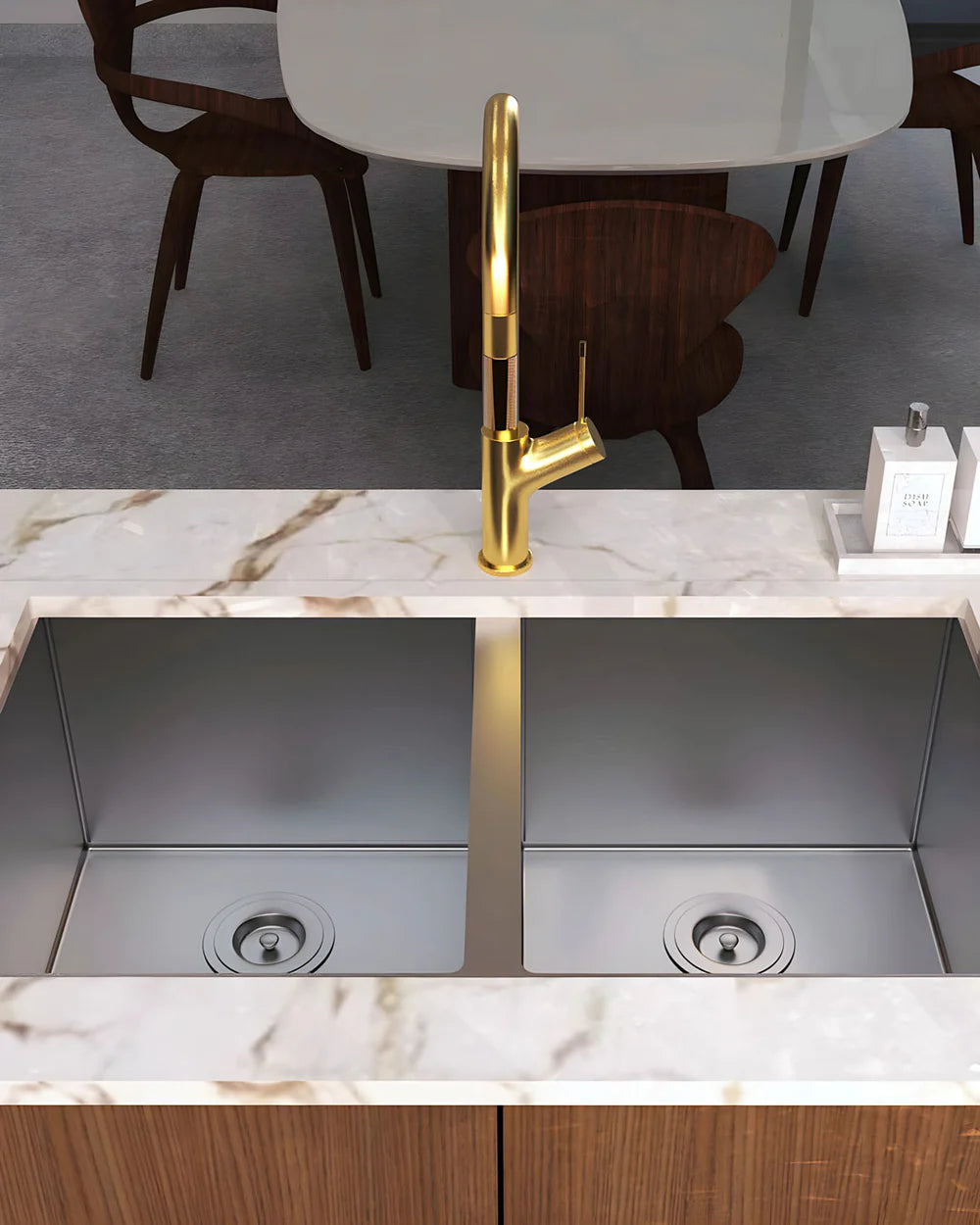 DAX Single Handle Pull Out Kitchen Faucet (DAX-8020011)