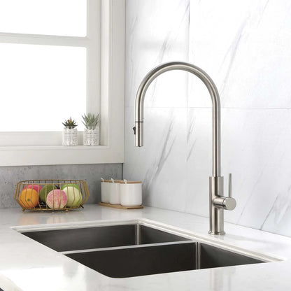 DAX Single Handle Pull Down Kitchen Faucet (DAX-8020058)