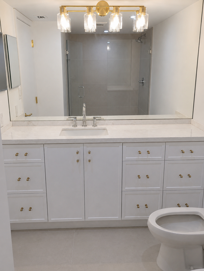 Ana Custom White Bathroom Vanity