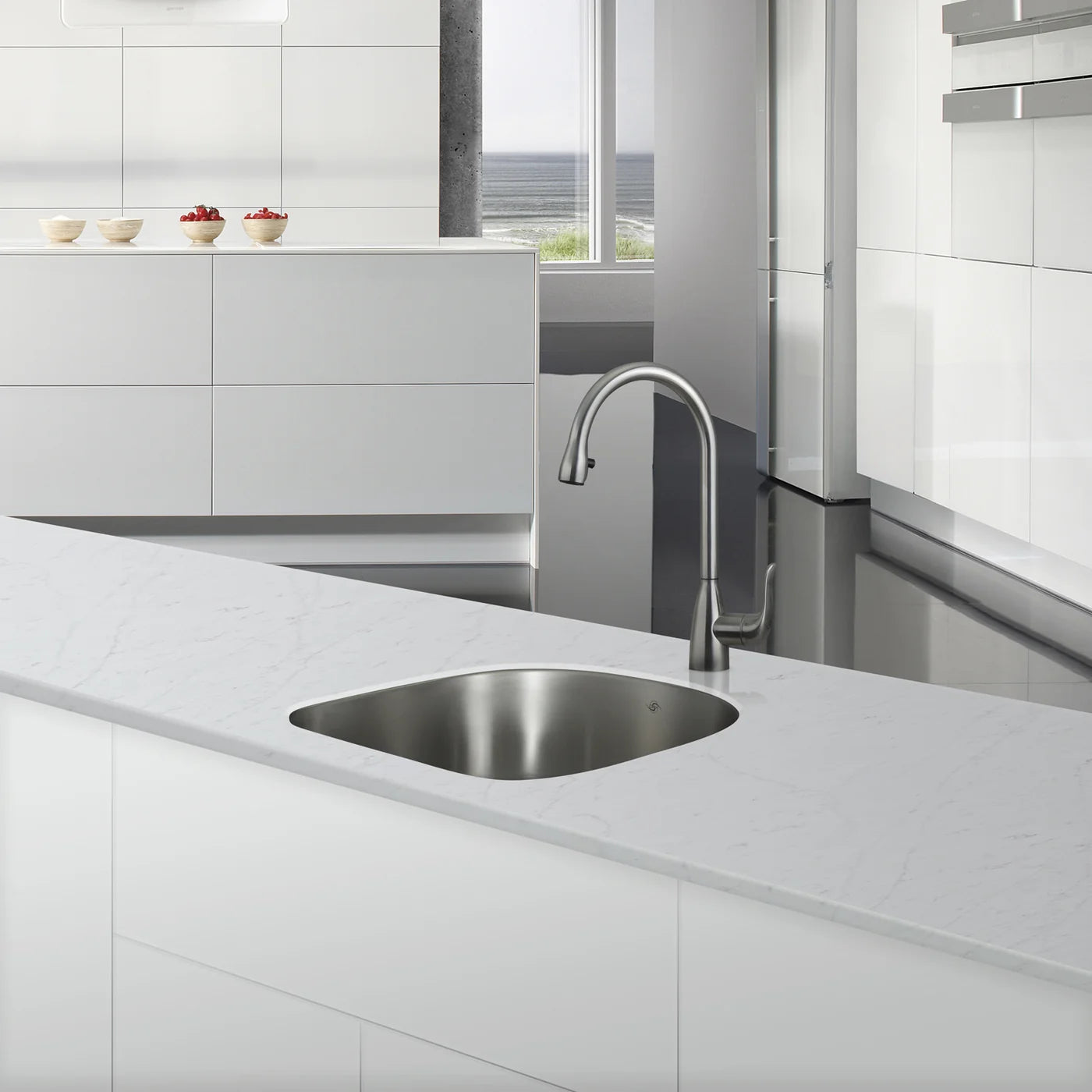 DAX Single Bowl Undermount Kitchen Sink, 18 Gauge Stainless Steel, Brushed Finish , 23-1/4 x 20-7/8 x 9 Inches (DAX-2321) Sale price