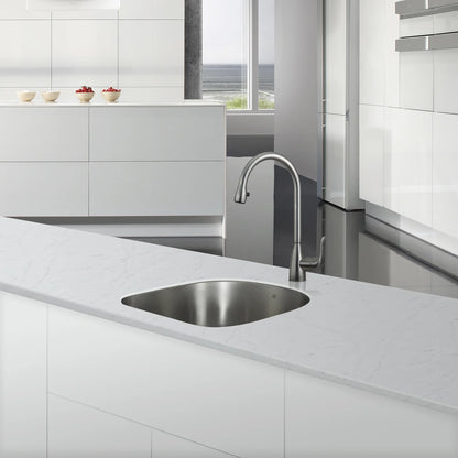 DAX Single Bowl Undermount Kitchen Sink, 18 Gauge Stainless Steel, Brushed Finish , 23-1/4 x 20-7/8 x 9 Inches (DAX-2321) Sale price