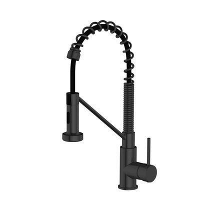 DAX Industrial Single Handle Pull Out Kitchen Faucet