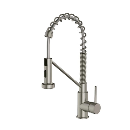 DAX Industrial Single Handle Pull Out Kitchen Faucet