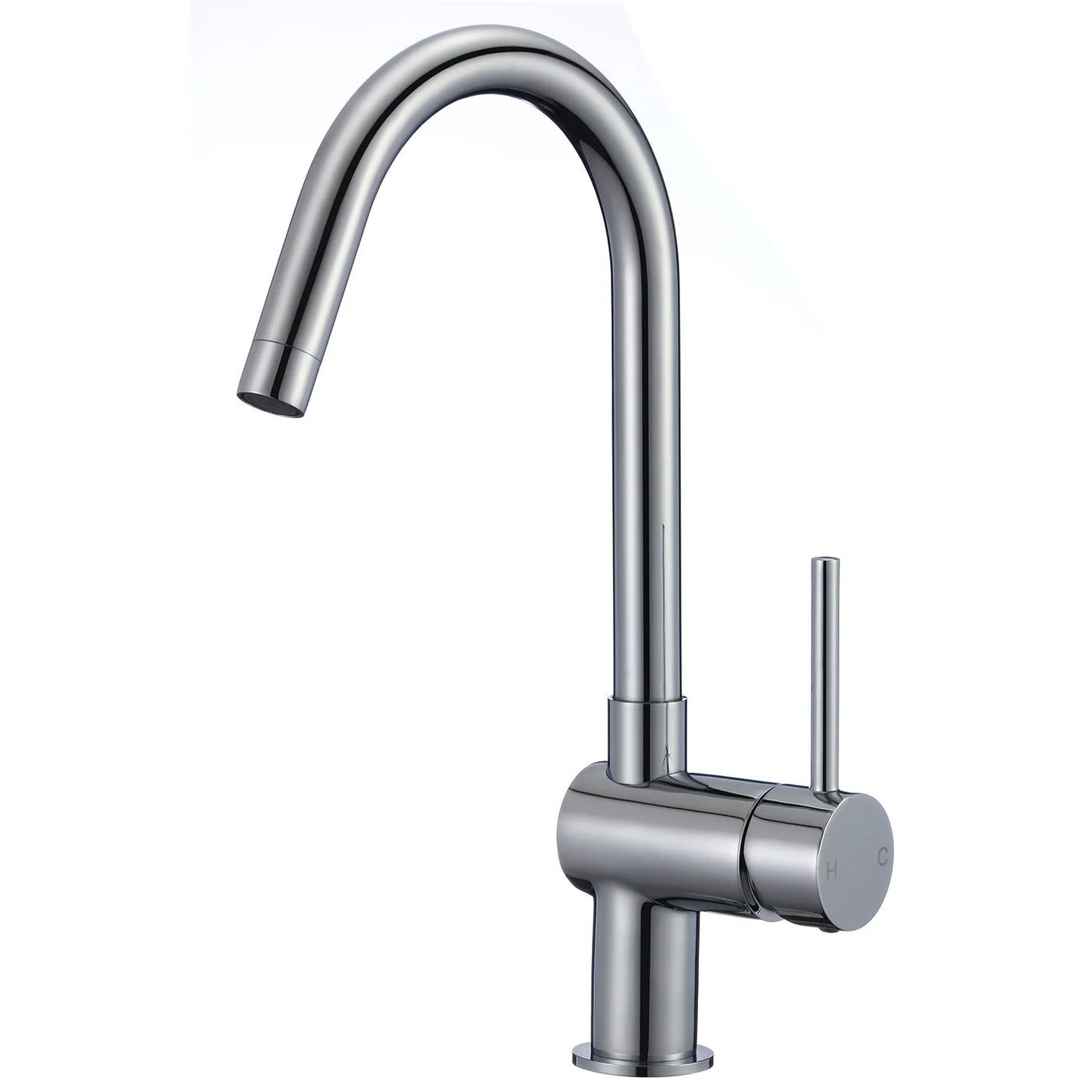 DAX Single Handle Kitchen Faucet Brushed Nickel Finish (DAX-8240-BN)
