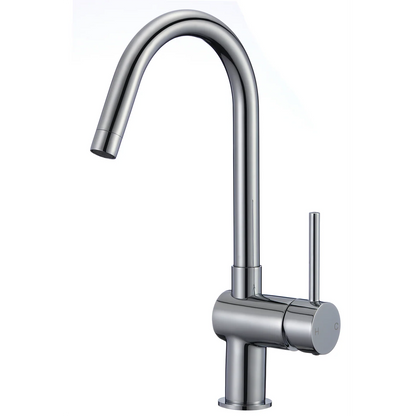 DAX Single Handle Kitchen Faucet Brushed Nickel Finish (DAX-8240-BN)