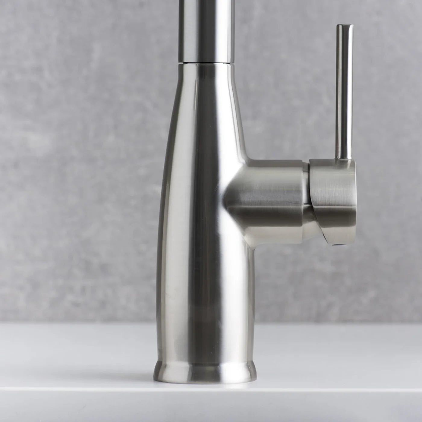 DAX Single Handle Pull Down Kitchen Faucet with Dual Sprayer, Brass Body, Brushed Nickel Finish, Size 11-7/16 x 17-1/2 Inches (DAX-8887)