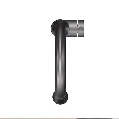 DAX Single Handle Pull Down Kitchen Faucet with Dual Sprayer, Brass Body, Brushed Nickel Finish, Size 11-7/16 x 17-1/2 Inches (DAX-8887)