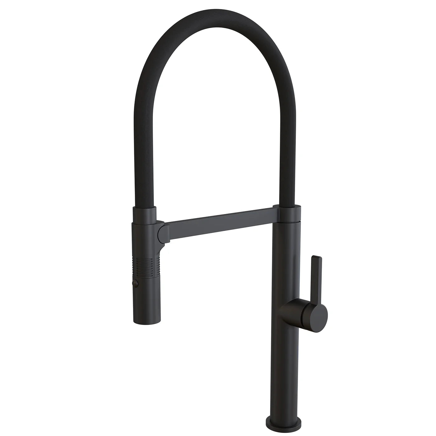 DAX Single Handle Pull Out Kitchen Faucet with Dual Sprayer, Brass Body and Shower Head, 9-3/16 x 21-5/8 Inches (DAX-S2417)