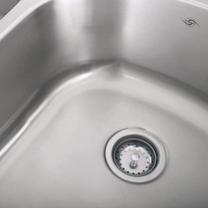 DAX Stainless Steel Undermount Double Bowl Kitchen Sink DAX-3121R