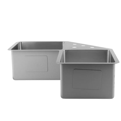 DAX Stainless Steel Undermount Double Bowl Kitchen Sink DAX-334 Sale price