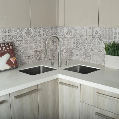 DAX Stainless Steel Undermount Double Bowl Kitchen Sink DAX-334 Sale price