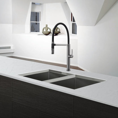 DAX Stainless Steel Undermount Double Bowl Kitchen Sink DAX-SQ-3318C Sale price