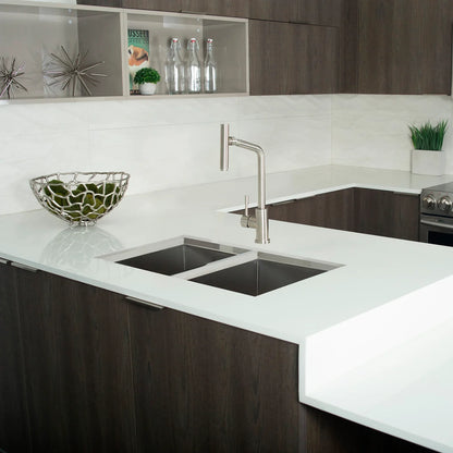 DAX Stainless Steel Undermount Double Bowl Kitchen Sink DAX-SQ-3318C Sale price
