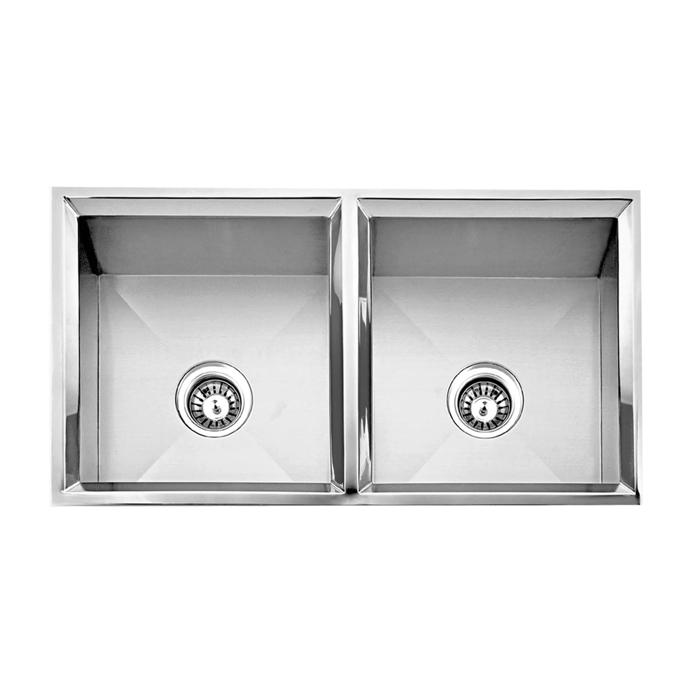 DAX Stainless Steel Undermount Double Bowl Kitchen Sink DAX-SQ-3318C Sale price
