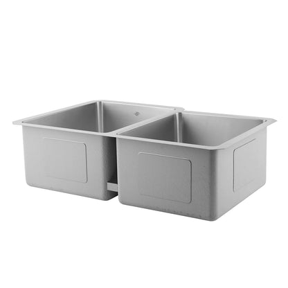 DAX Stainless Steel Undermount Double Bowl Kitchen Sink DAX-3120-B