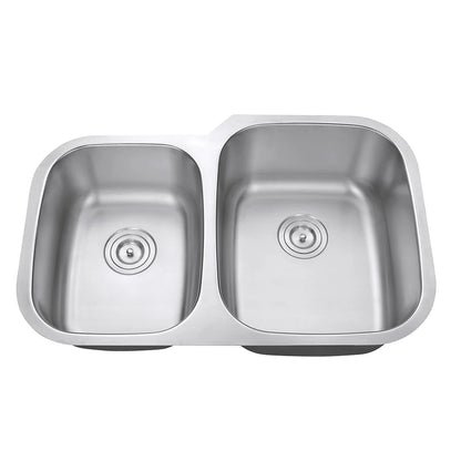 DAX Stainless Steel Undermount Double Bowl Kitchen Sink DAX-3120R Sale price