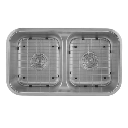 DAX Stainless Steel Undermount Double Bowl Kitchen Sink DAX-3218