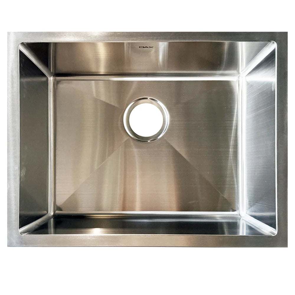 DAX Stainless Steel Undermount Single Bowl Kitchen Sink DAX-SQ-2318