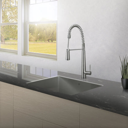 DAX Stainless Steel Undermount Single Bowl Kitchen Sink DAX-SQ-2318
