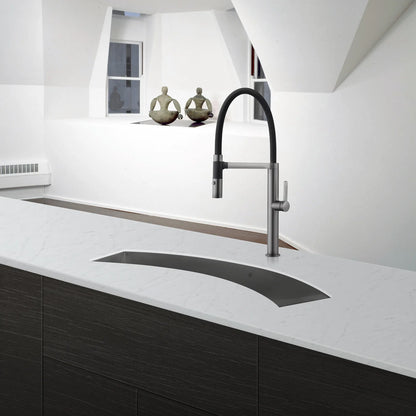 DAX Stainless Steel Undermount Single Bowl Kitchen Sink DAX-SQ-4512-C