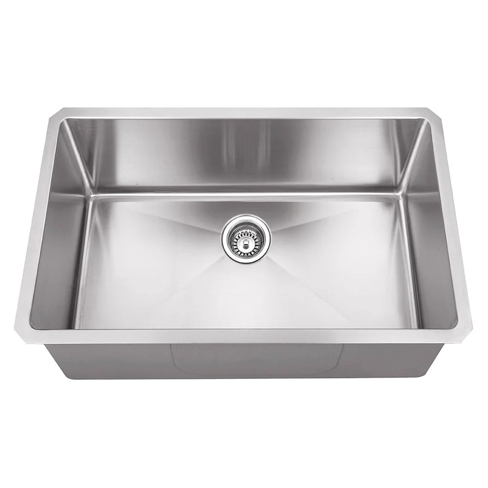 DAX Stainless Steel Undermount Single Bowl Kitchen Sink DAX-T3018-R10
