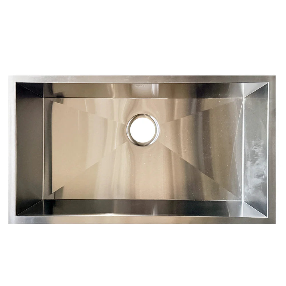 DAX Stainless Steel Undermount Single Bowl Kitchen Sink DAX-T3318-R10