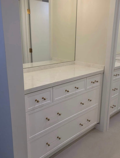 Ana Custom White Bathroom Vanity