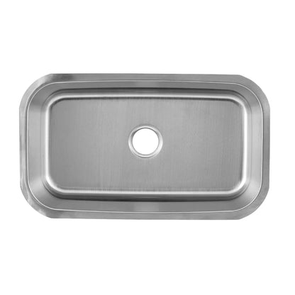 DAX Stainless Steel Undermount Single Bowl Kitchen Sink KA-3018