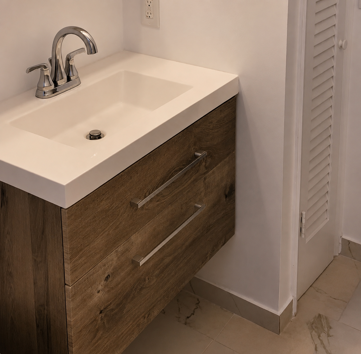 Miguel Custom Floating Wood Vanity