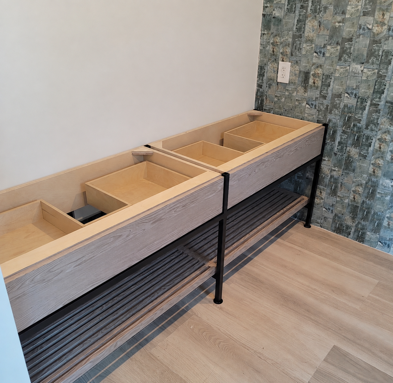 Ricardo Custom Wood & Metal Double Vanity