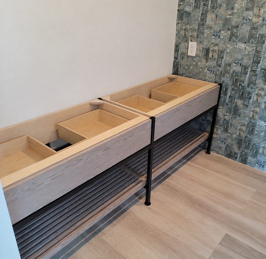 Ricardo Custom Wood & Metal Double Vanity