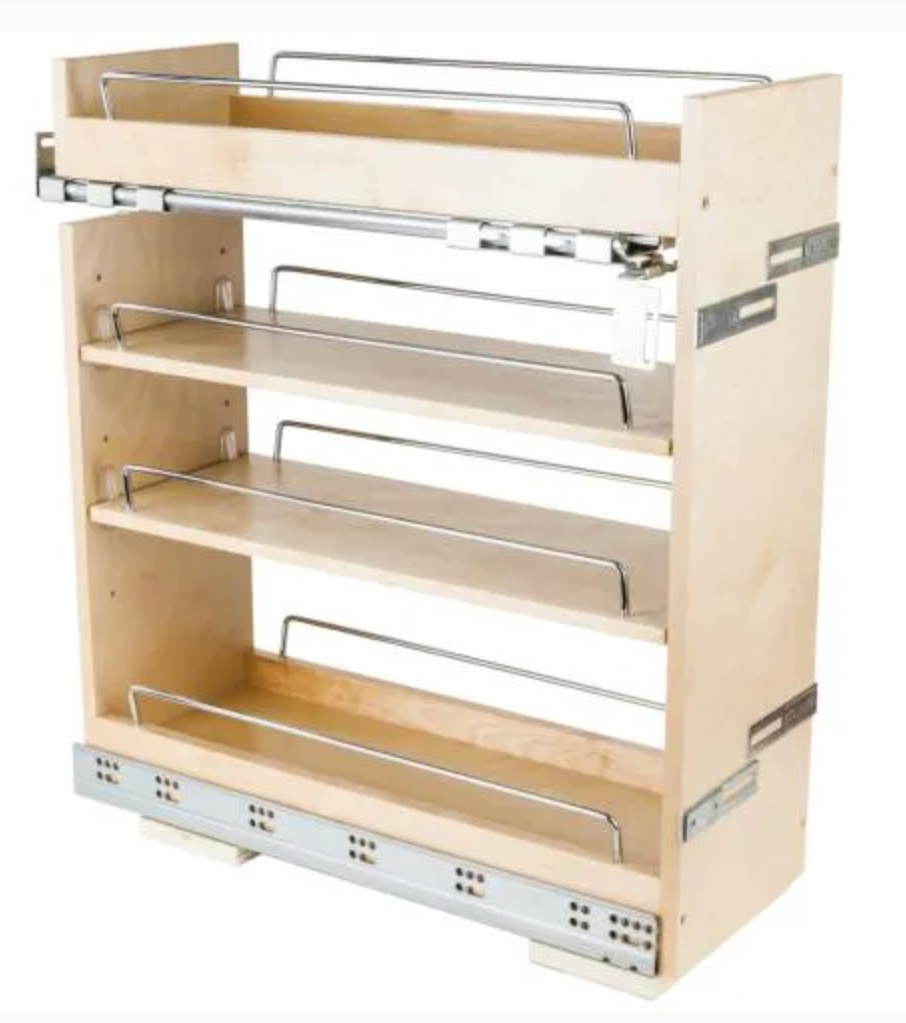8" "No Wiggle" Base Cabinet Soft-close Pullout