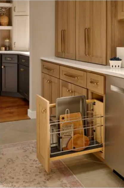 "No Wiggle" Soft-close Tray Divider Pullout