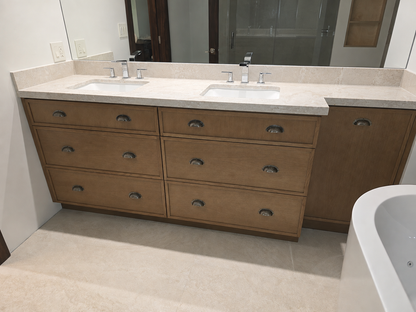 Lourdes Custom Modern Wood Vanity