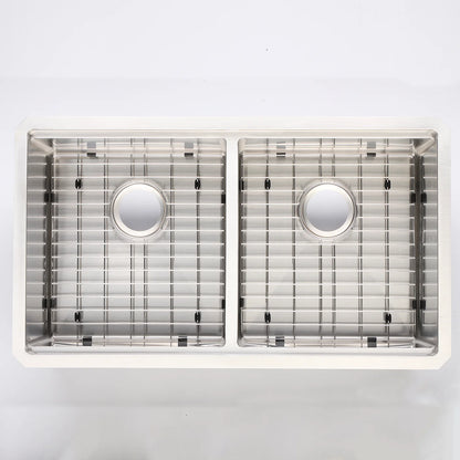 DAX Workstation Double Bowl Undermount Kitchen Sink 32 x 19 - R10 - 18G. Accessories Included